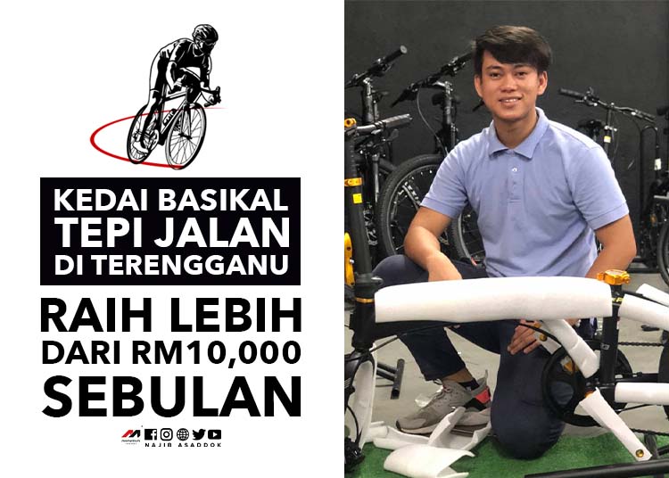 Kedai Basikal Tepi Jalan di Terengganu Raih Lebih Dari RM10,000 Sebulan