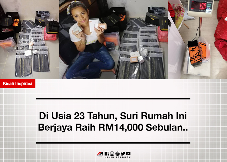 Di Usia 23 Tahun, Suri Rumah Ini Berjaya Raih RM14,000 Sebulan