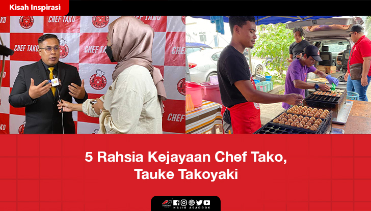 5 Rahsia Kejayaan Chef Tako, Tauke Takoyaki