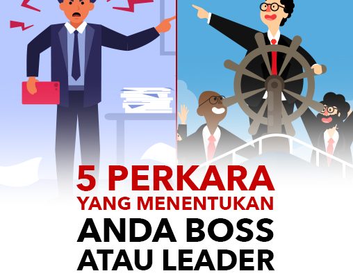 5 perkara yang menentukan anda boss atau leader